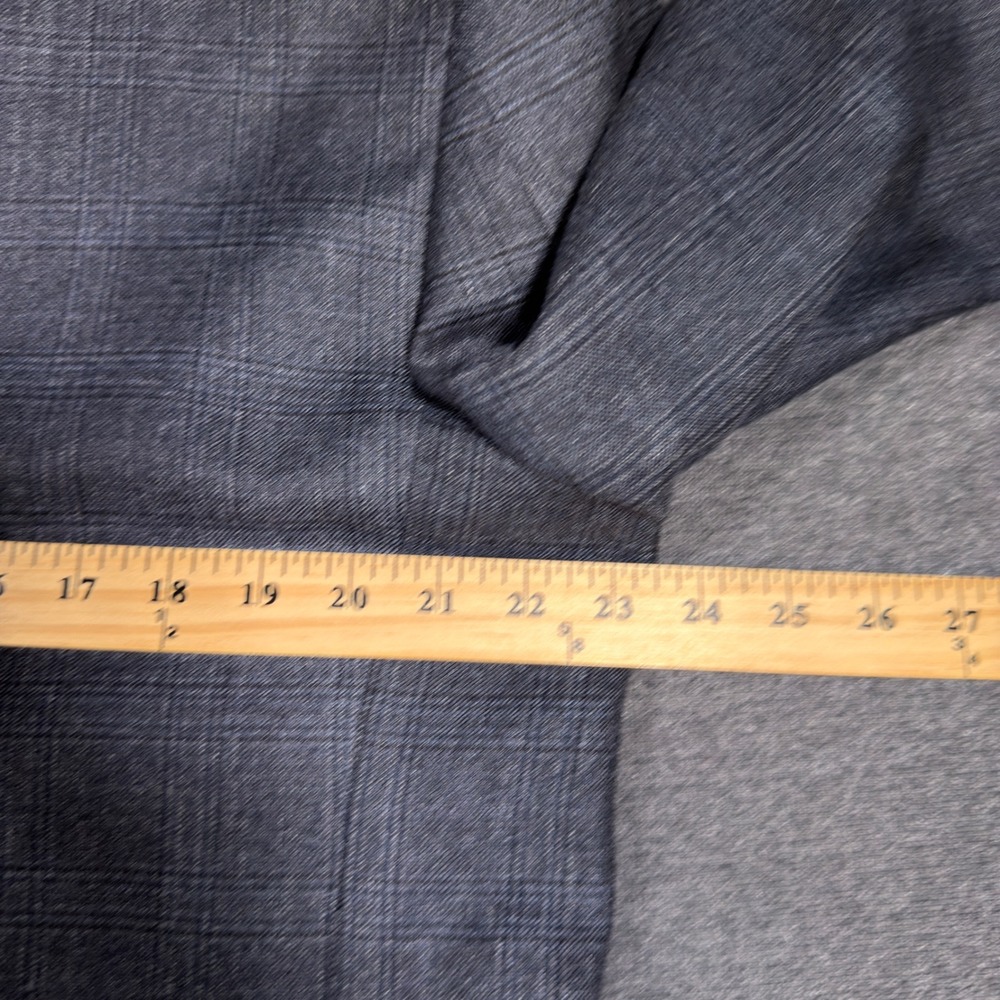 Jos. A. Bank Blazer Mens 42R Gray Plaid Silk Wool Traveler Summer Sport Coat - Picture 9 of 12